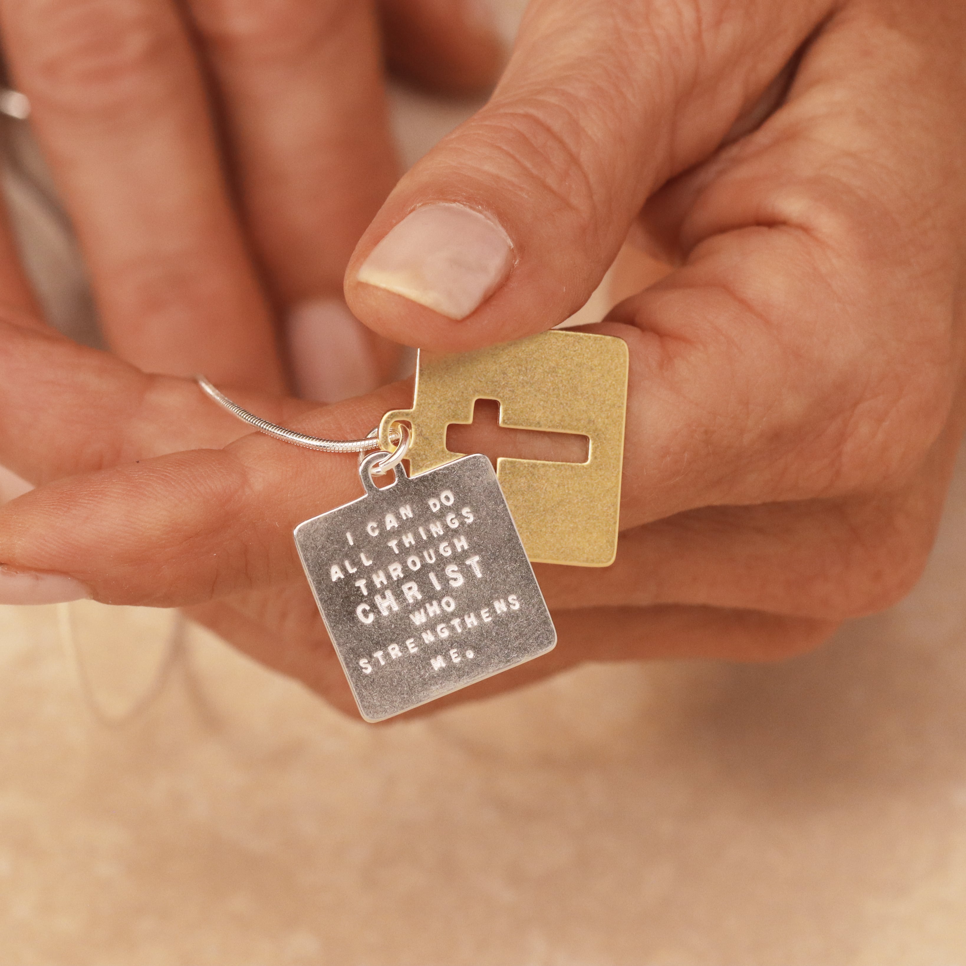 Geena Cross Necklace