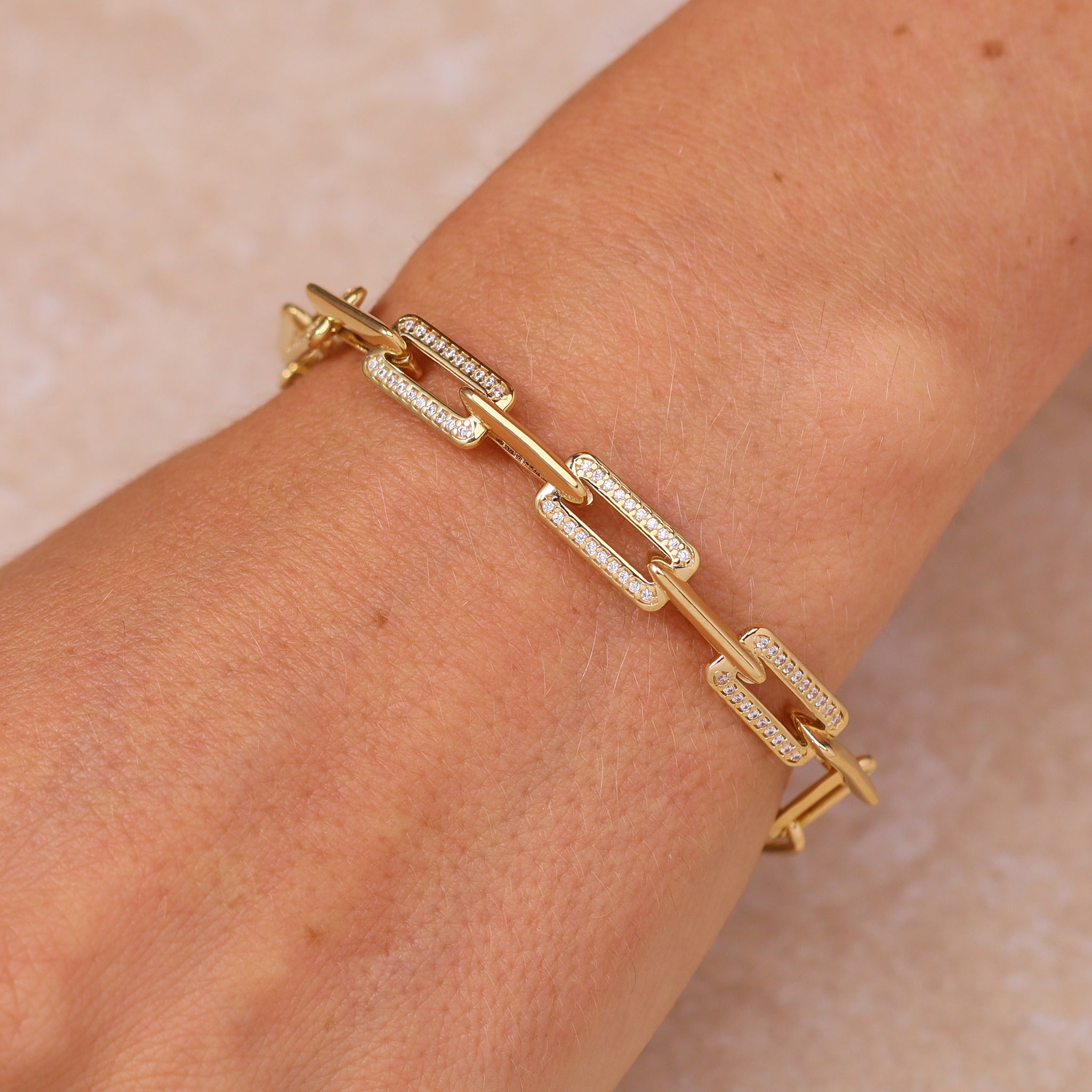 Francesca Paperclip Bracelet