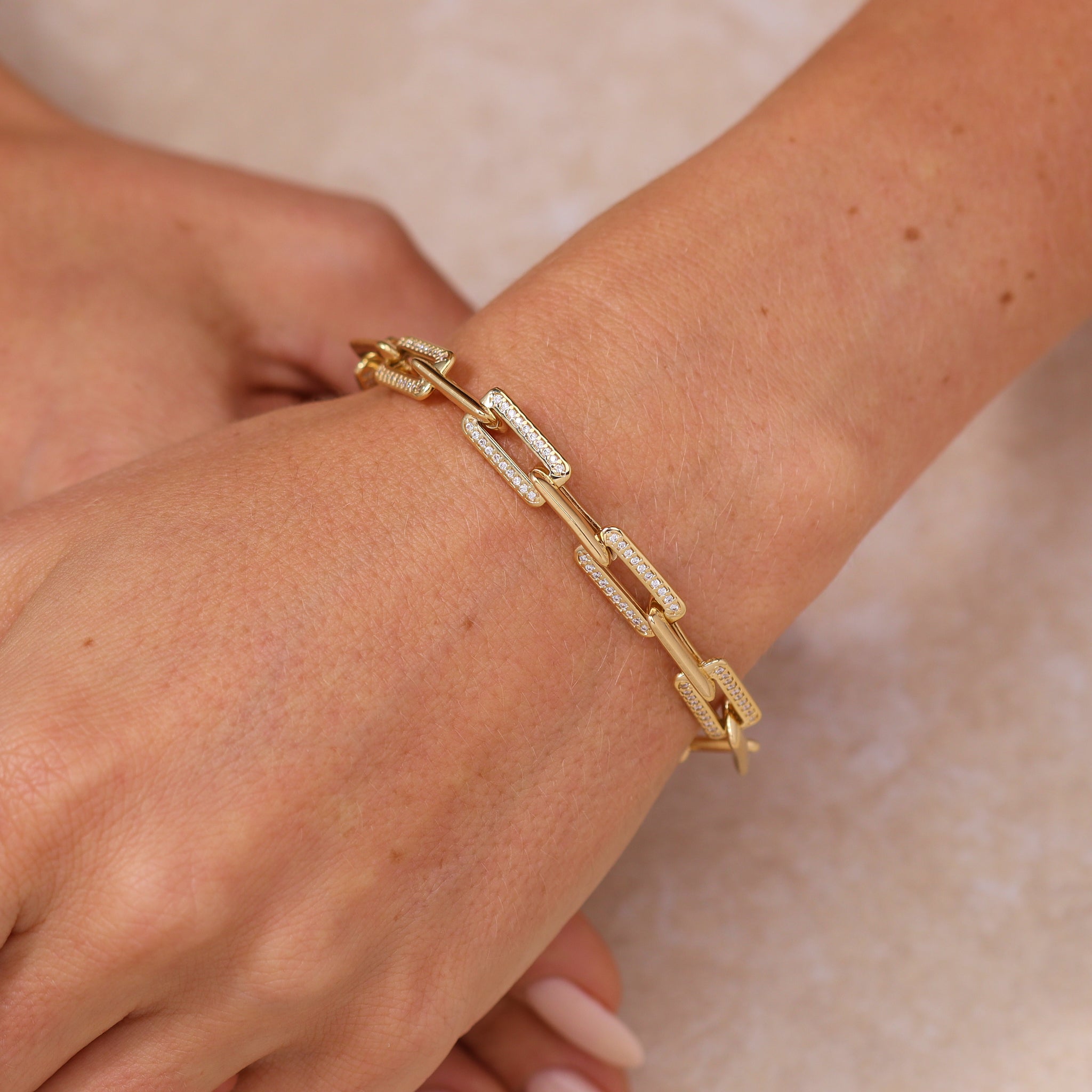 Francesca Paperclip Bracelet