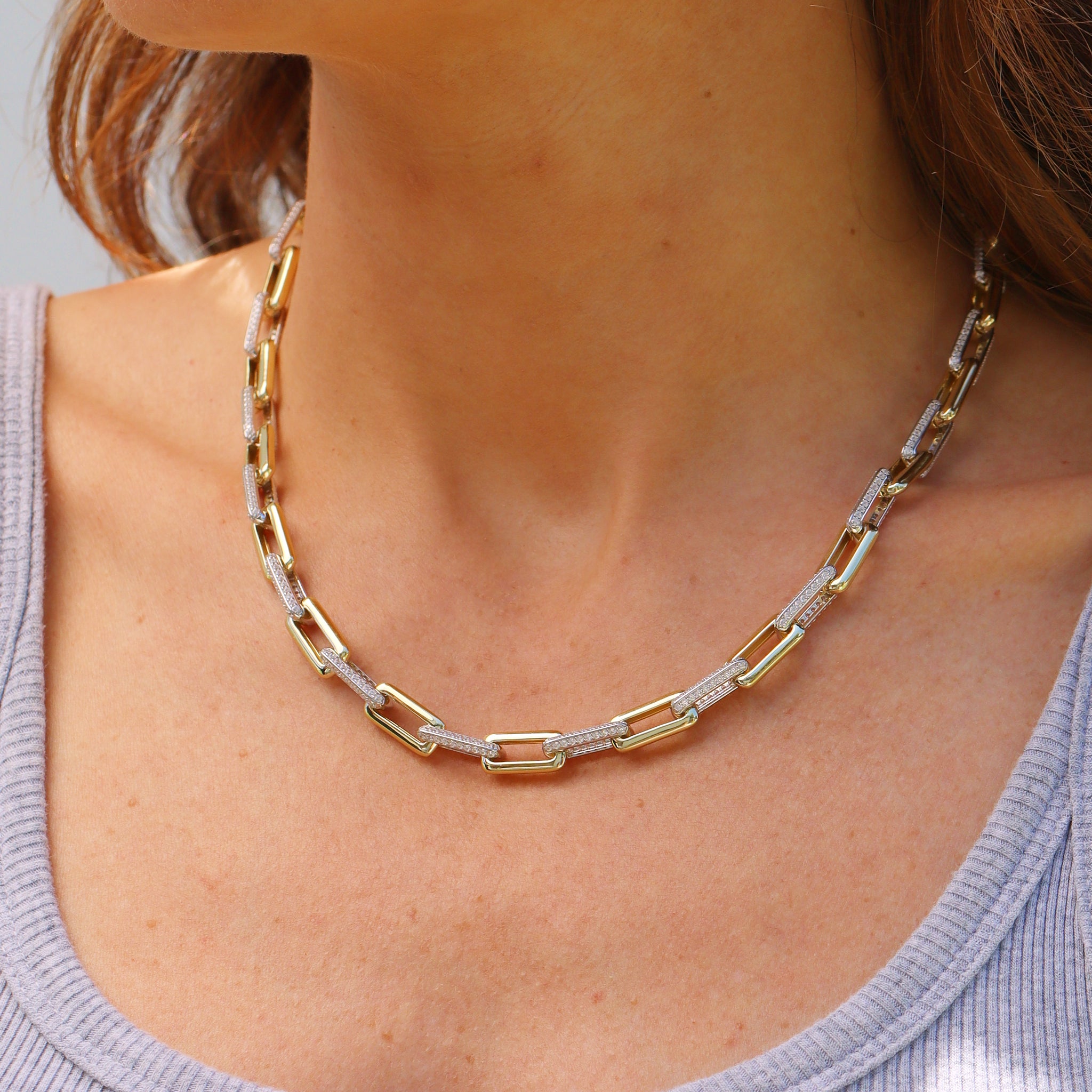 Francesca Paperclip Necklace