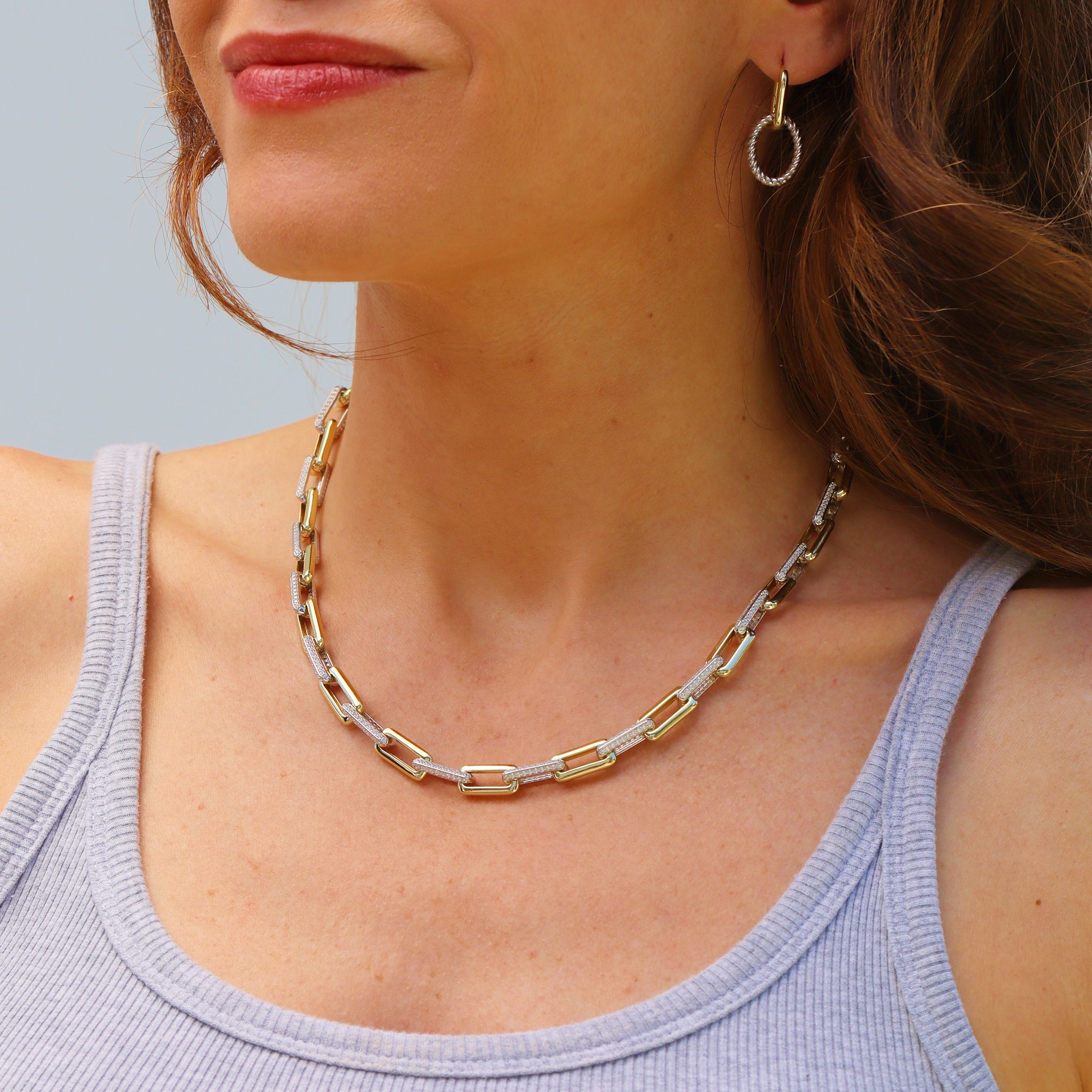 Francesca Paperclip Necklace