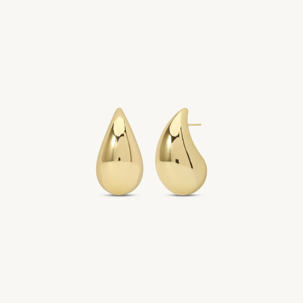 Massima Teardrop Earrings in 14k gold filled, size small