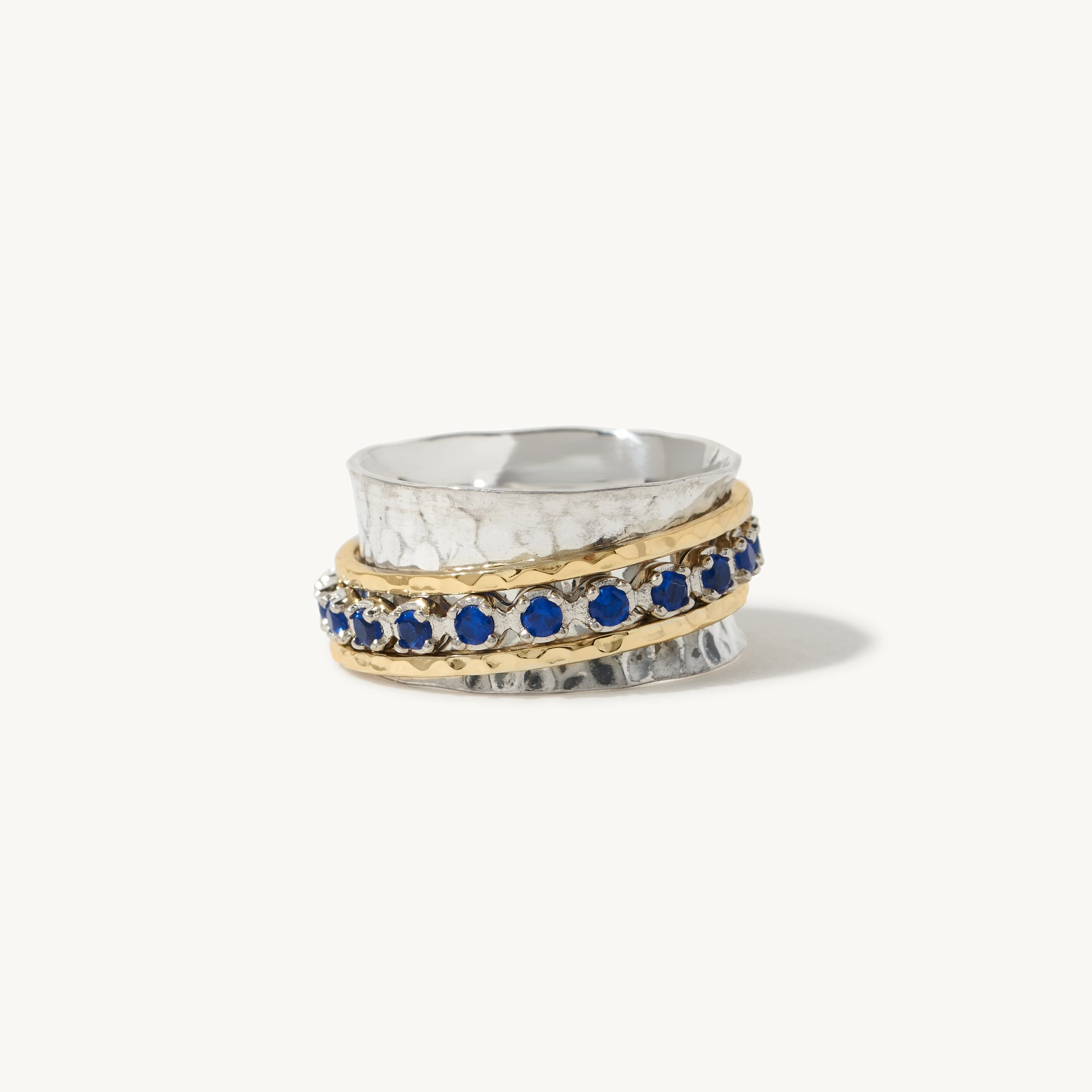 Aria Birthstone Spinner Ring - December