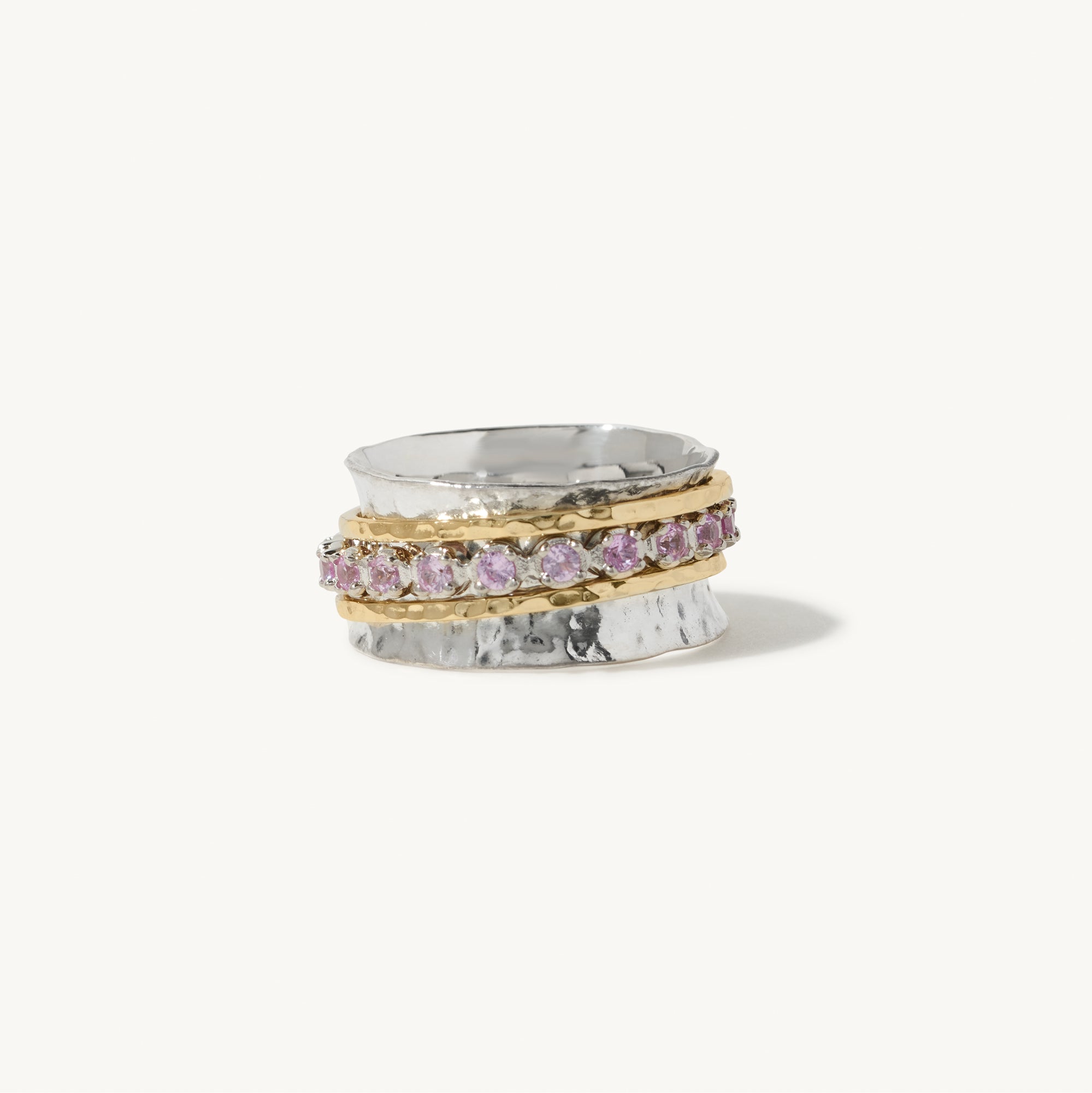 Aria Birthstone Spinner Ring - October
