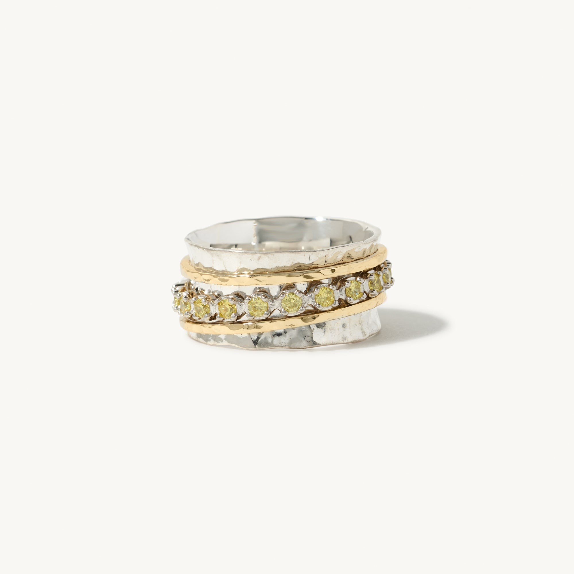 Aria Birthstone Spinner Ring - August