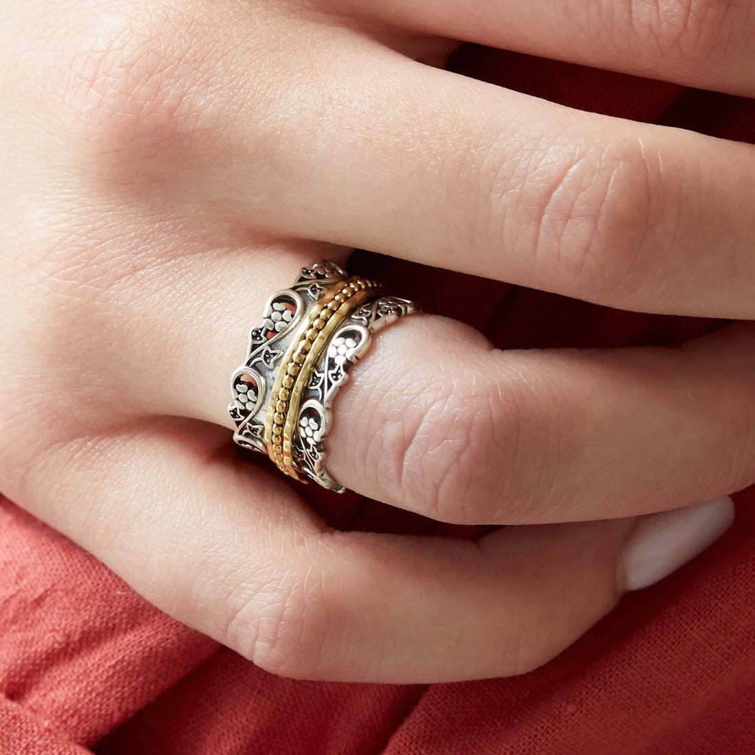 Ring spinning flo sterling silver notonthehighstreet rings What are spinning rings