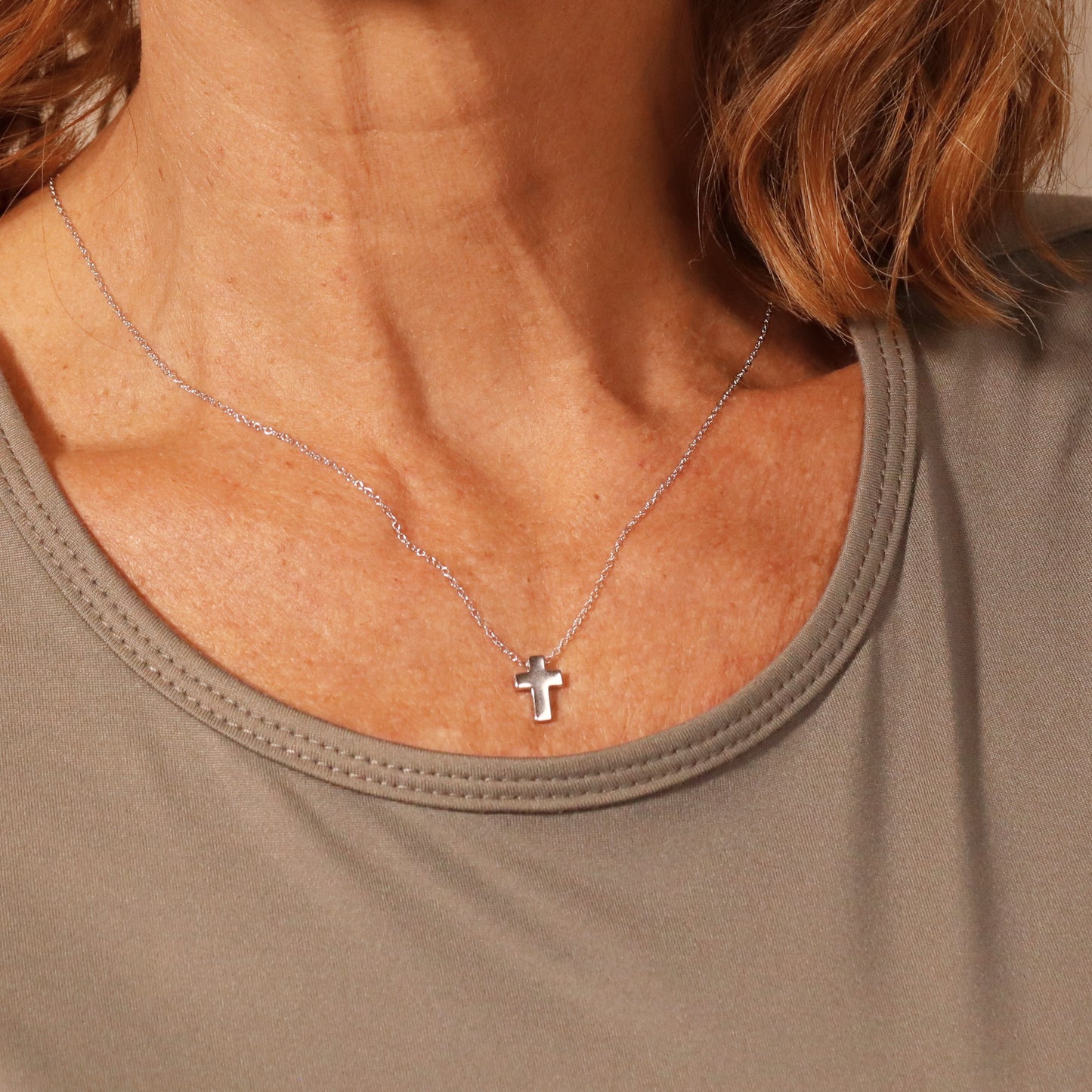 Leona Cross Necklace