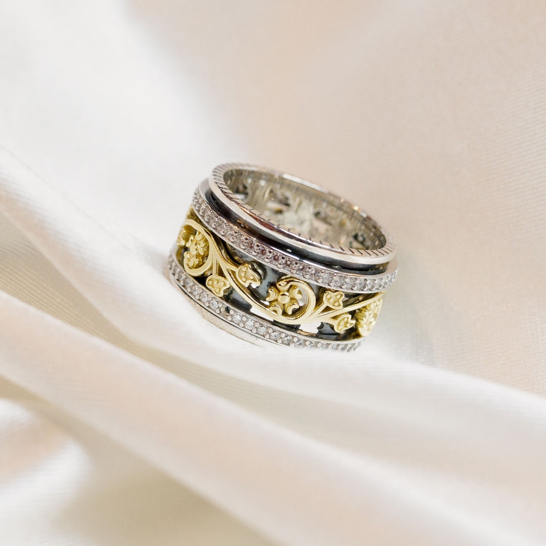 Gia Spinner Ring, view 10