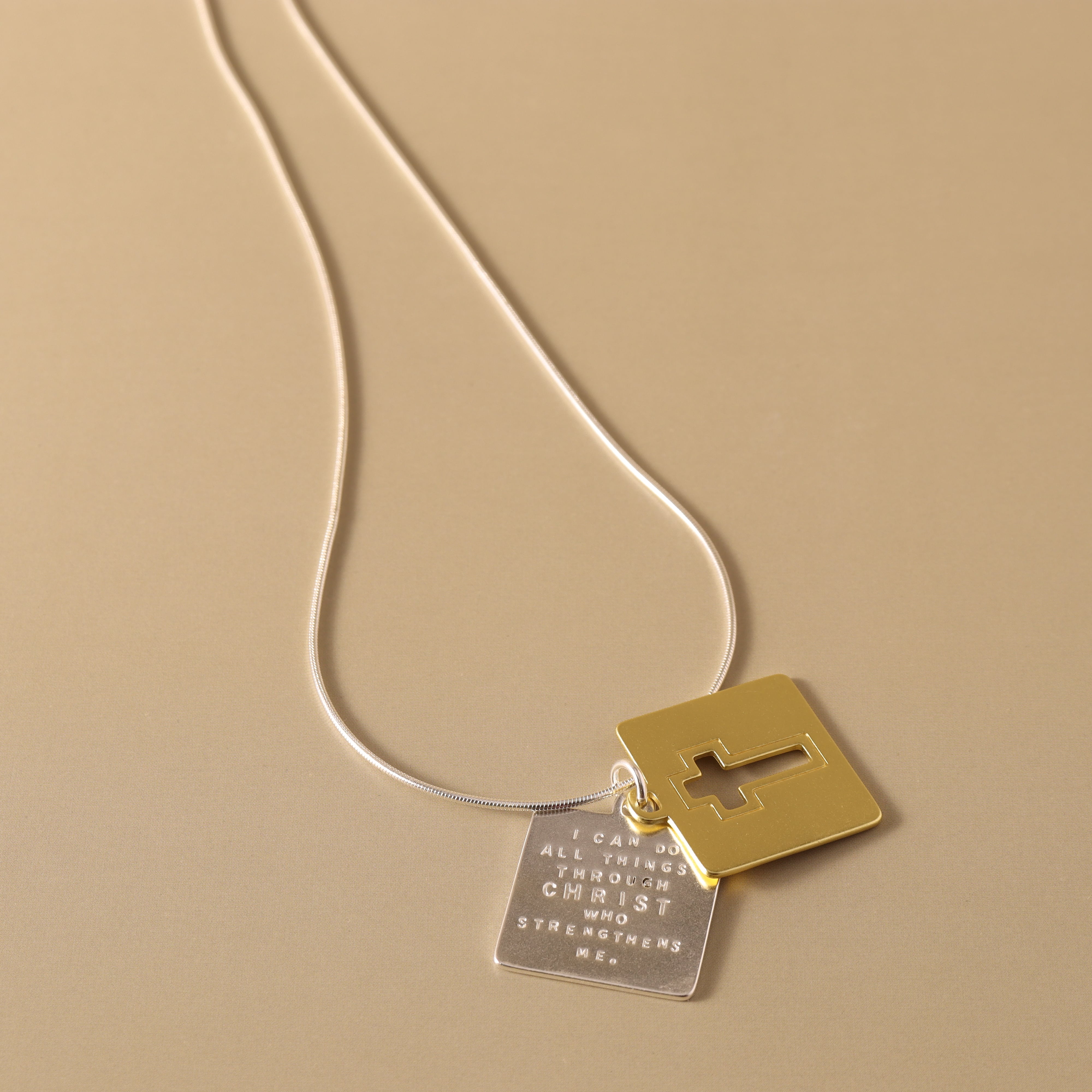 Geena Cross Necklace