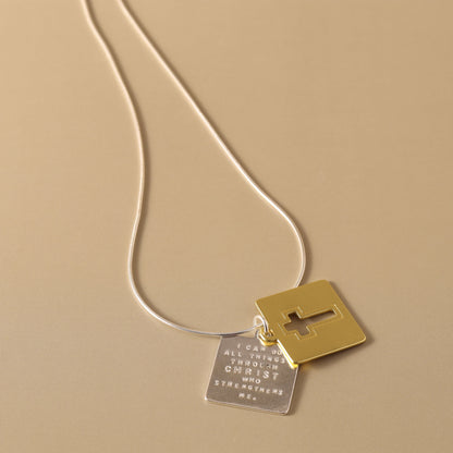 Geena Cross Necklace