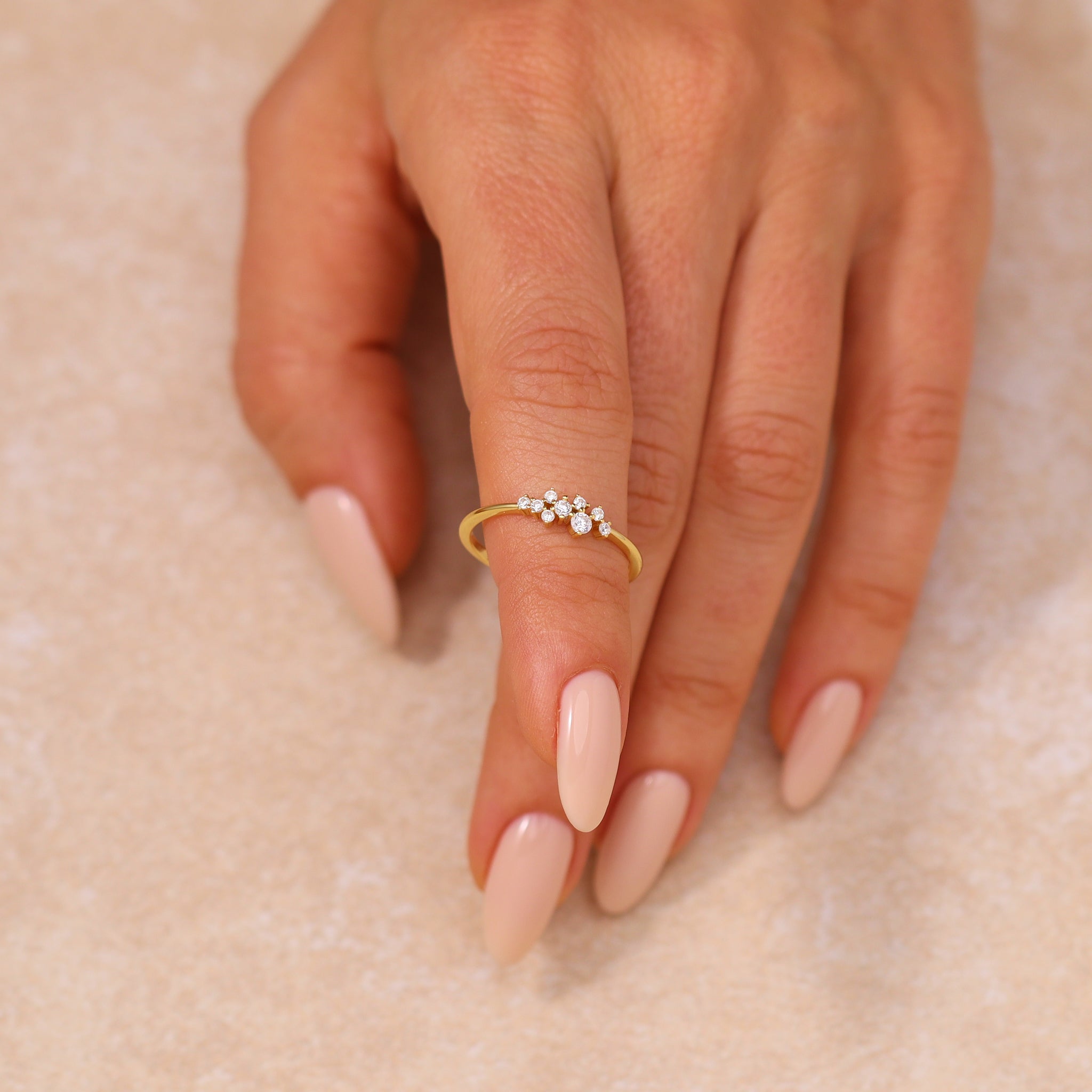 Debora Dainty Cluster Ring
