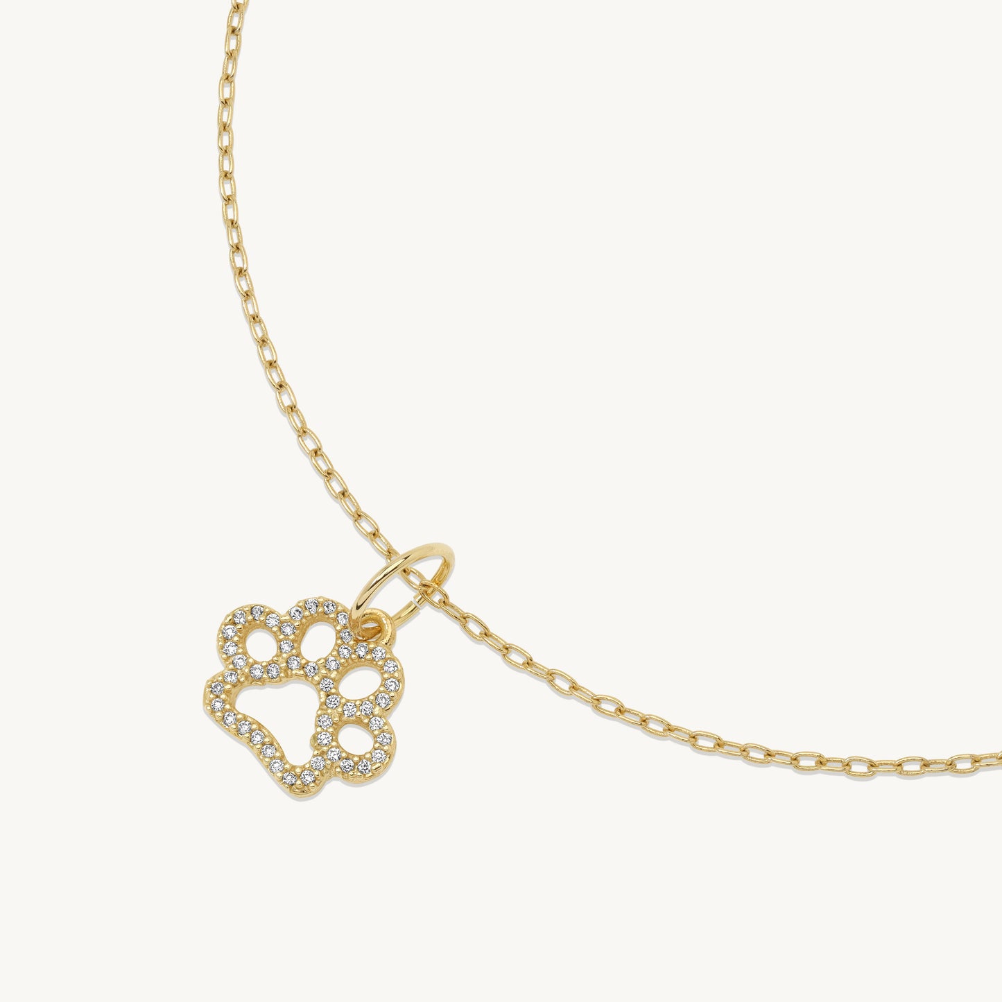 Cagnolina Paw Pendant Necklace