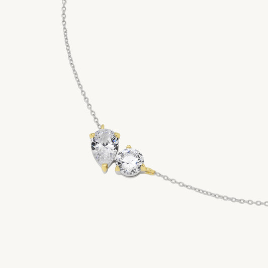 Vera Multistone Pendant Necklace