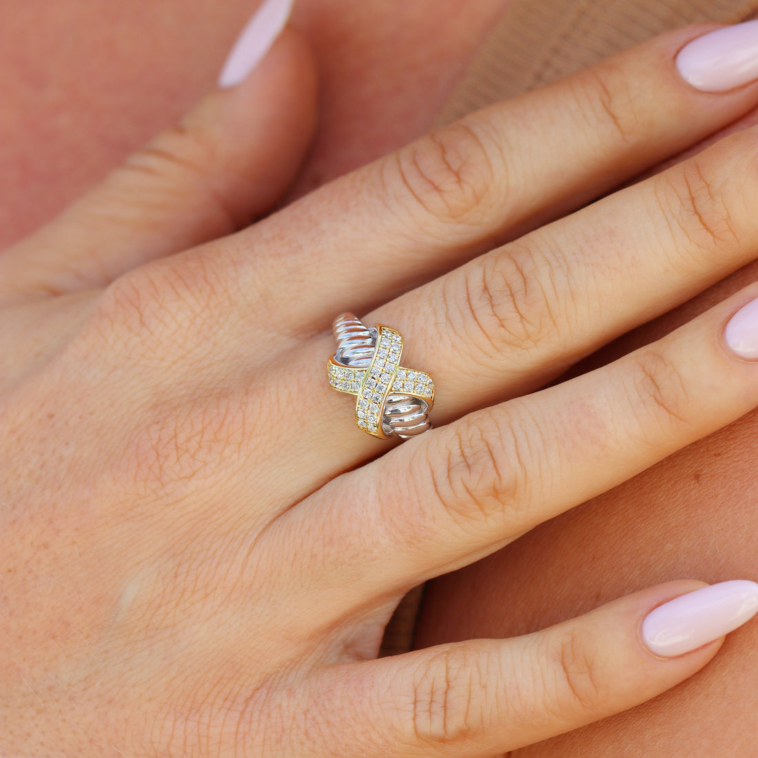 Giada Gemstone Ring