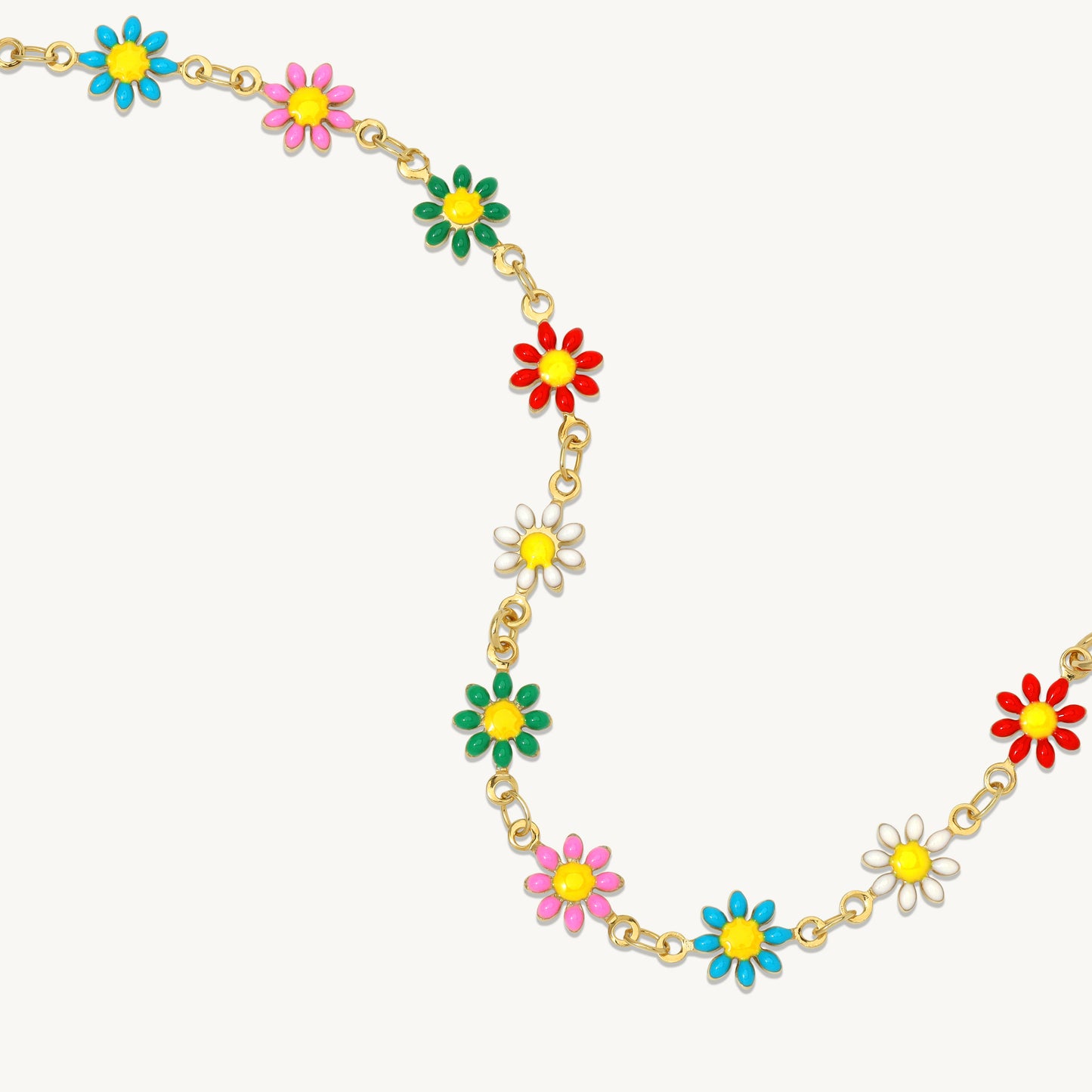 Regina Enamel Flower Bracelet