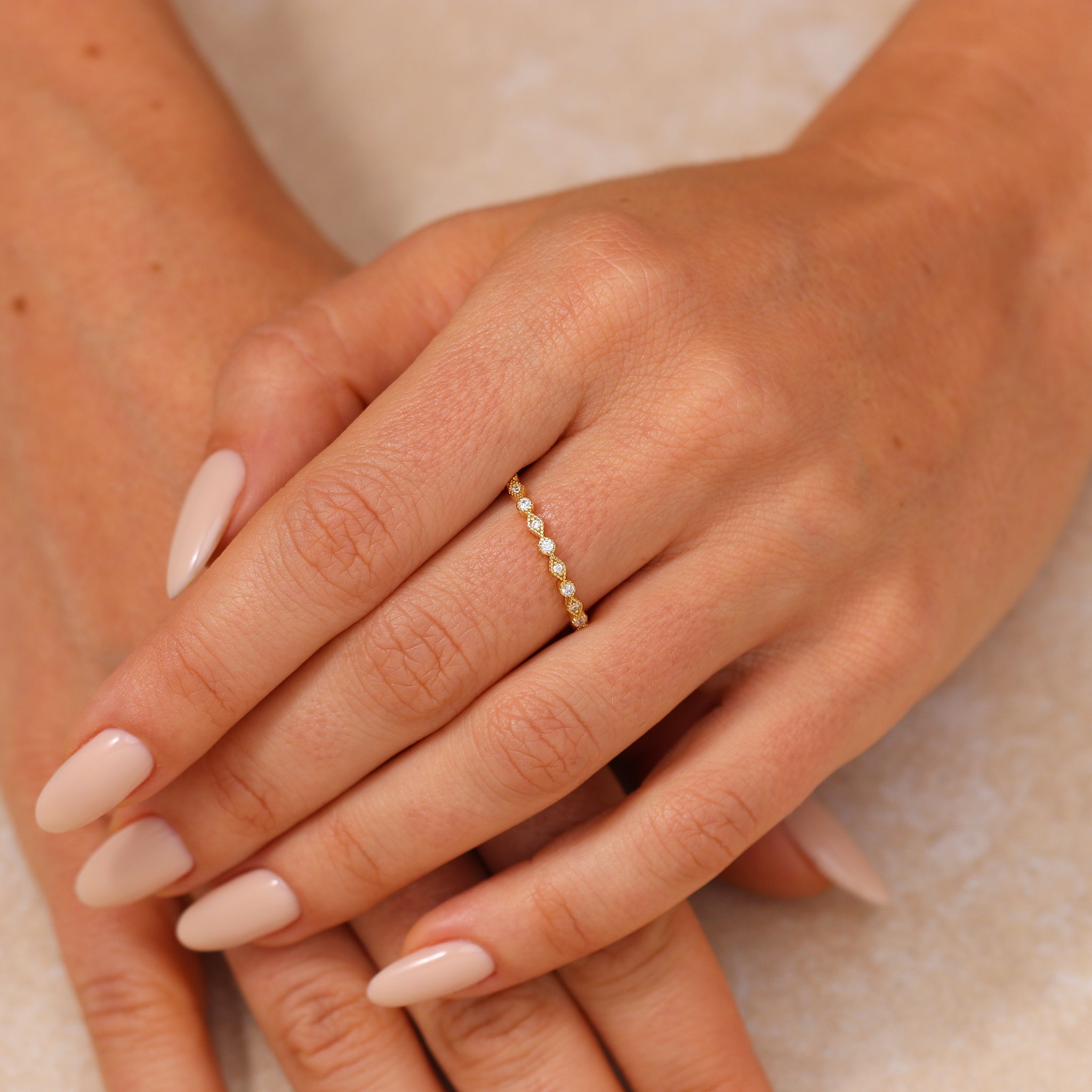 Selene Dainty Vintage Ring