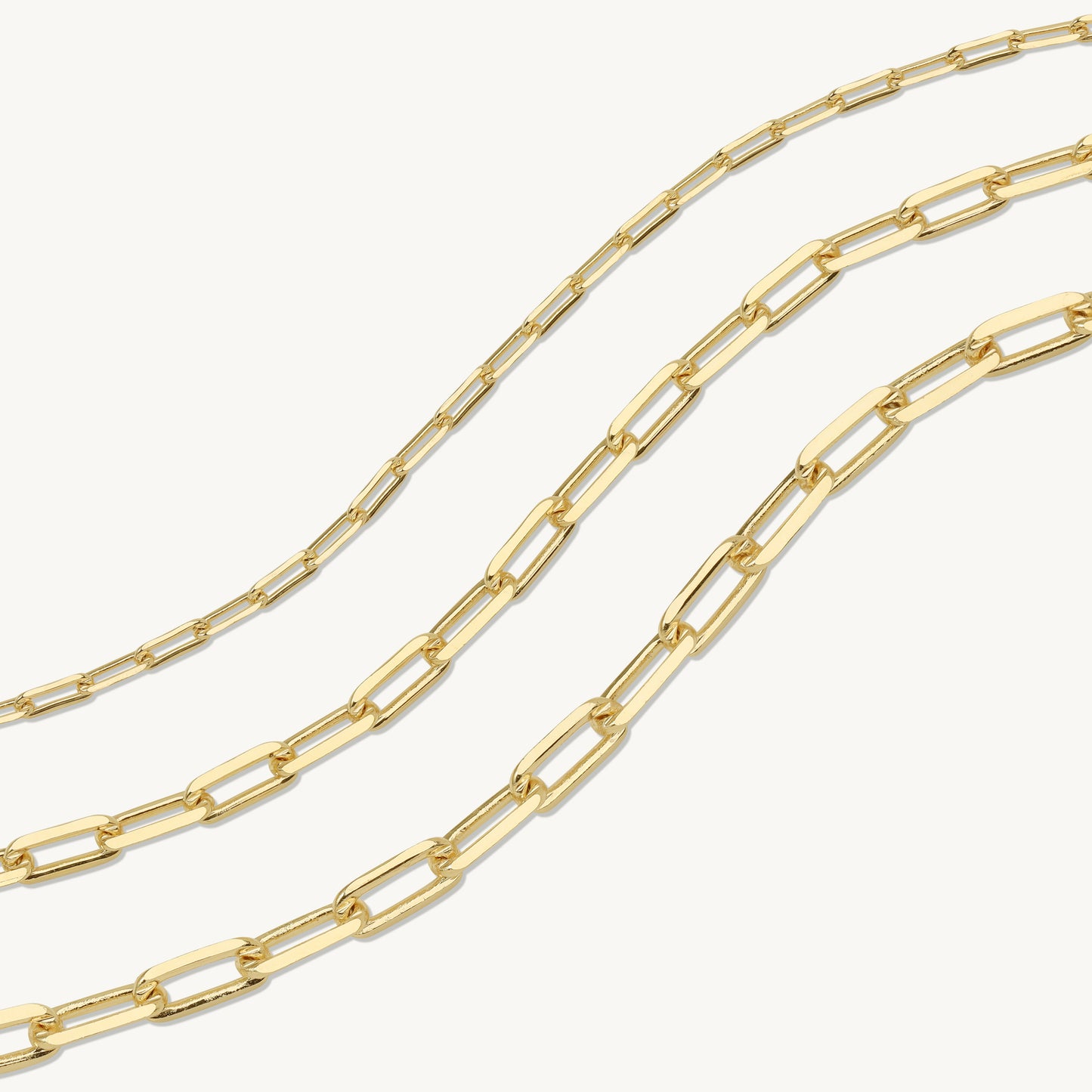 Siena Layered Paperclip Necklace