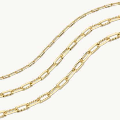 Siena Layered Paperclip Necklace