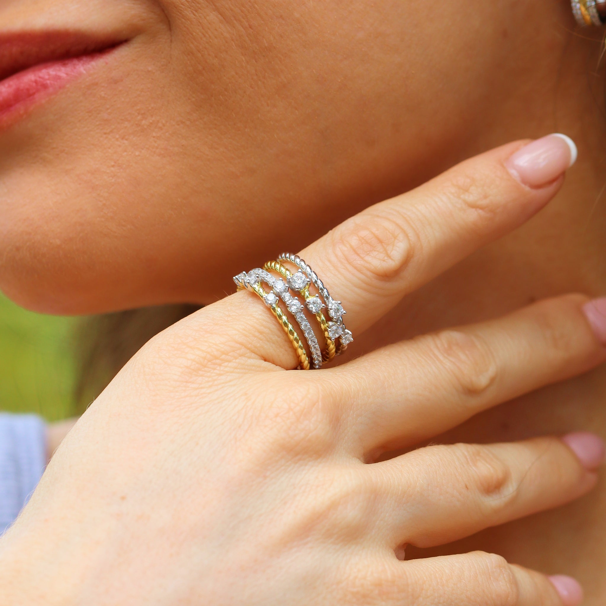 Stefania Gemstone Ring