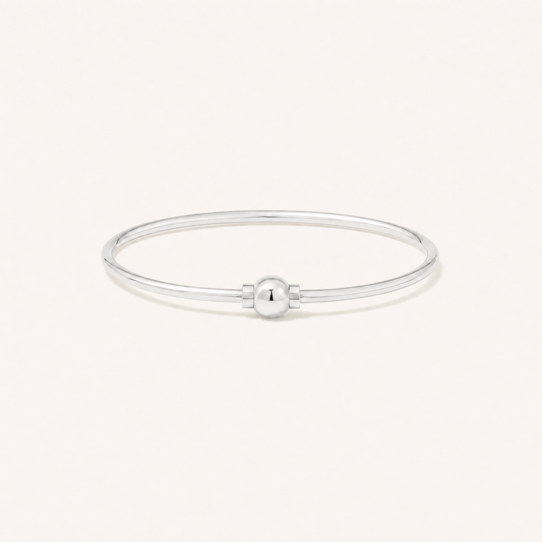 Coastal Ball Bracelet in All Sterling Silver, Ideaure listing photo