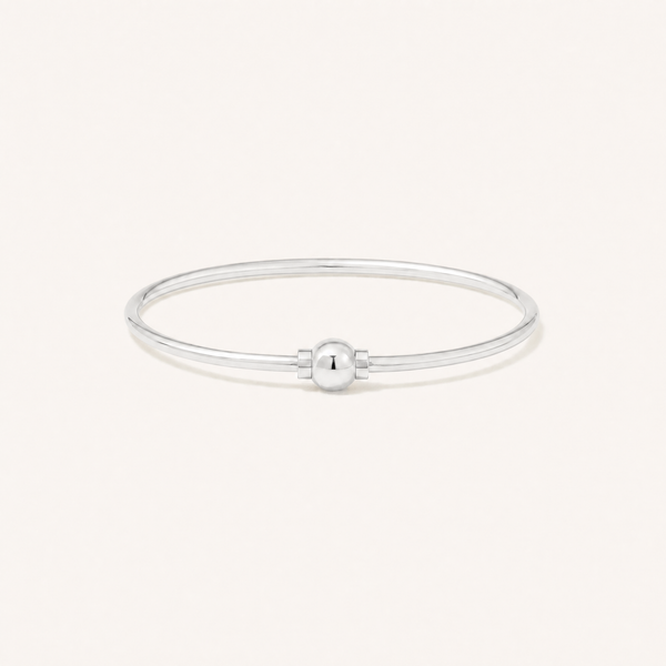 Coastal Ball Bracelet in All Sterling Silver, Ideaure listing photo