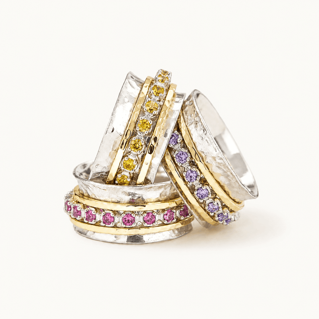 Aria Birthstone Spinner Ring