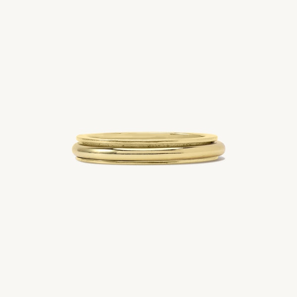 Fausta Minimalist Spinner Ring in 14k gold filled