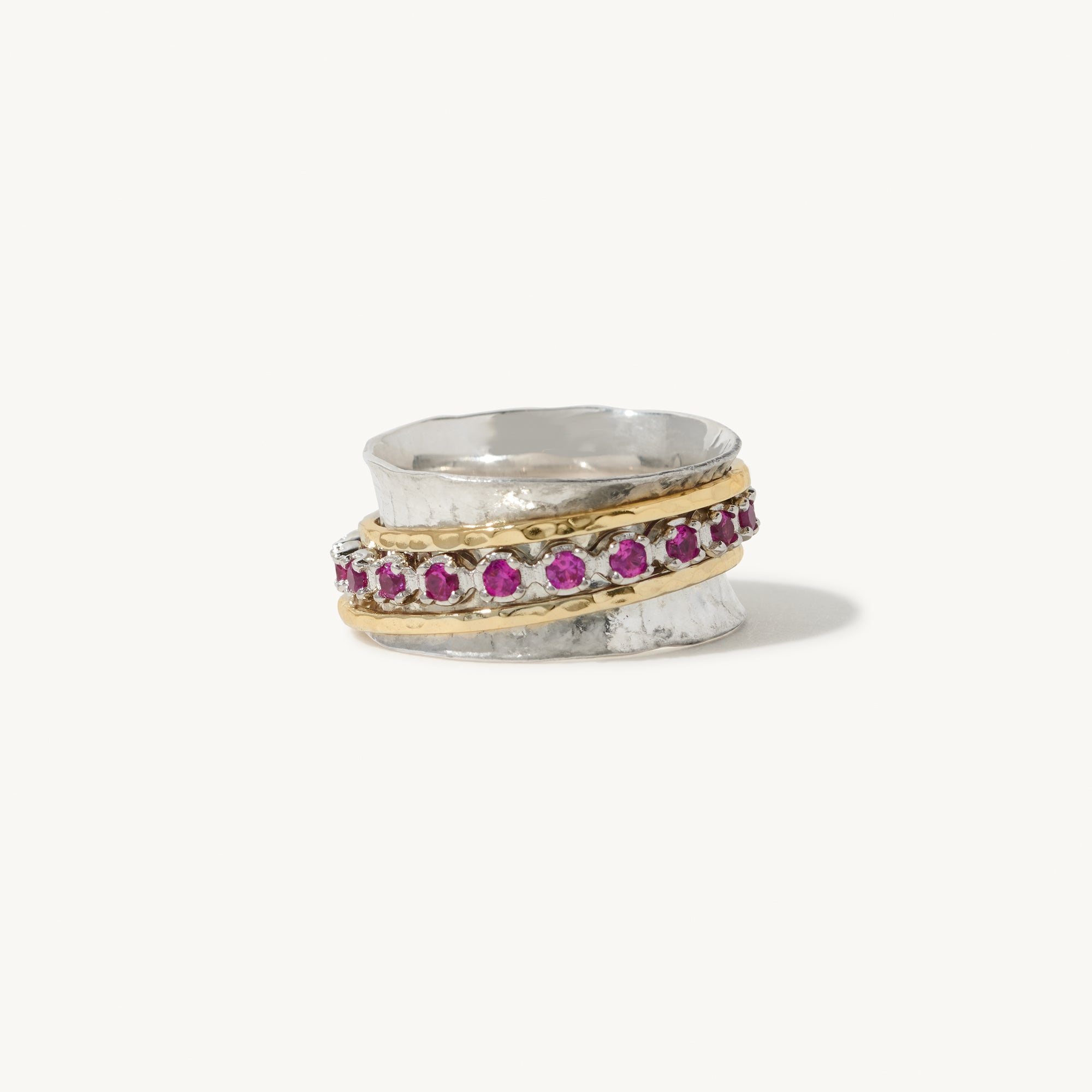 Aria Birthstone Spinner Ring  - July