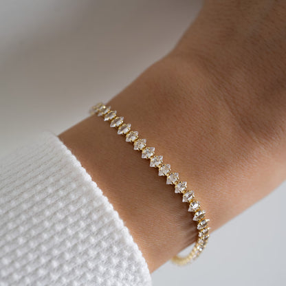 Vivia Adjustable Marquis Tennis Bracelet