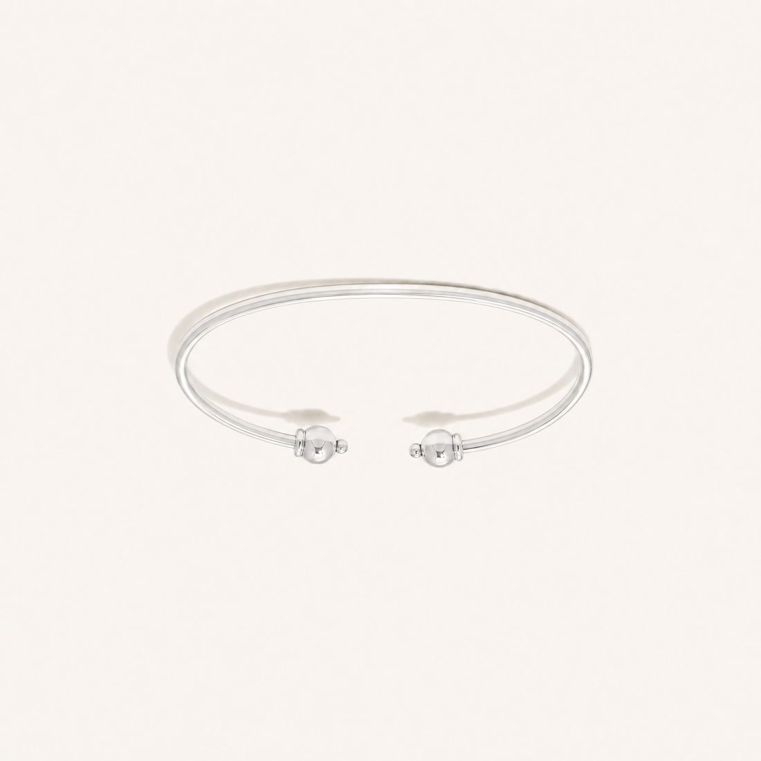 Seabrook Cuff Bracelet in All Sterling Silver, Ideaure listing photo