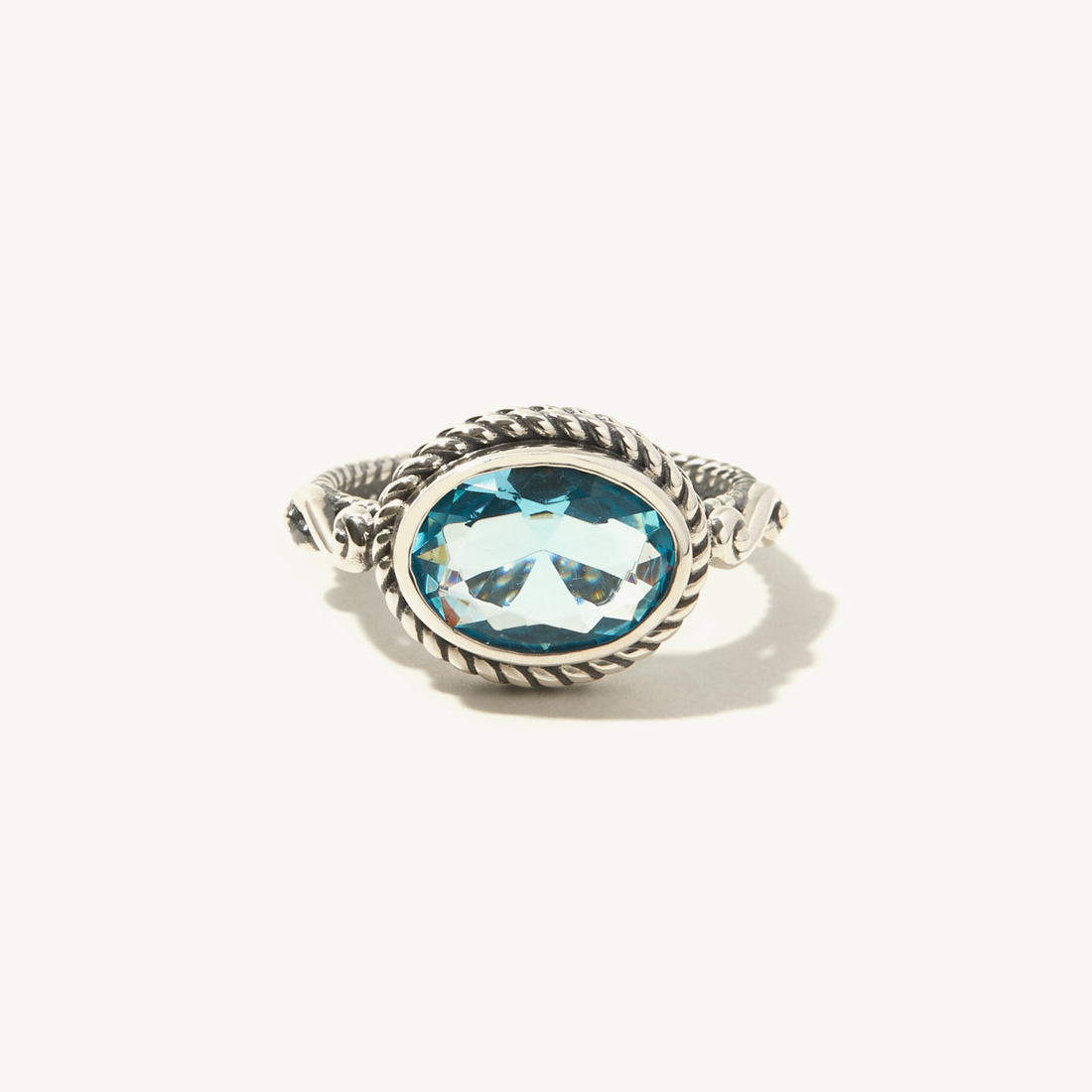 Eliana Gemstone Ring in sterling silver