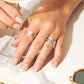 Bionda Cross Spinner Ring